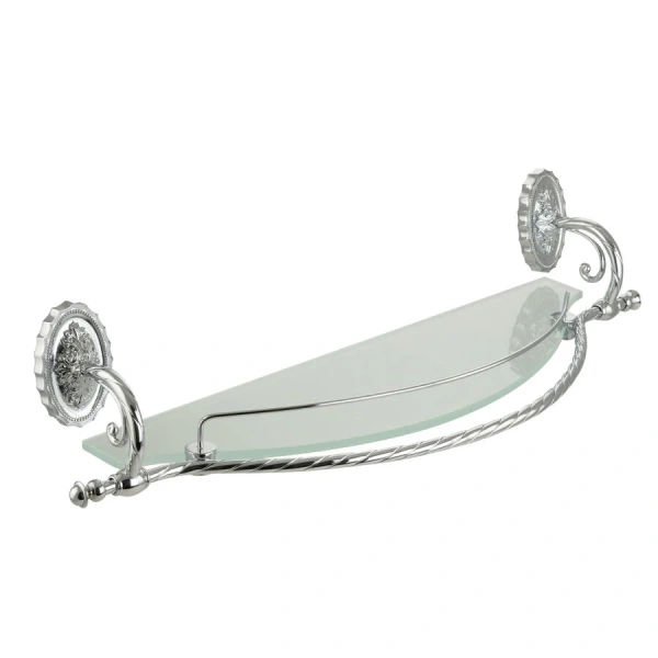 Полочка для ванной Migliore Edera 16 с ограничителем по переднему краю