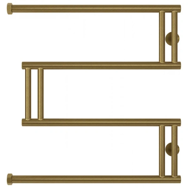 Полотенцесушитель водяной Сунержа High-Tech+ 60x60 см состаренная бронза - фото 3