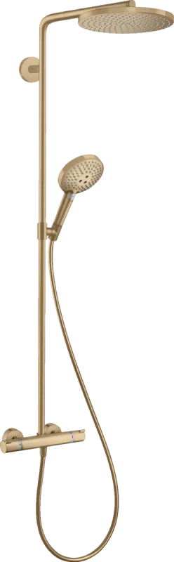 Душевая стойка Hansgrohe Raindance Select S шлифованная бронза - фото 1