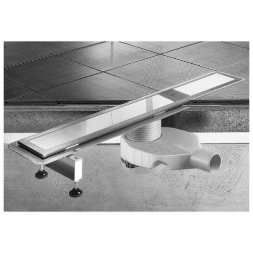 Душевой лоток Viega Advantix 100 см хром матовый, душевой лоток - фото 2