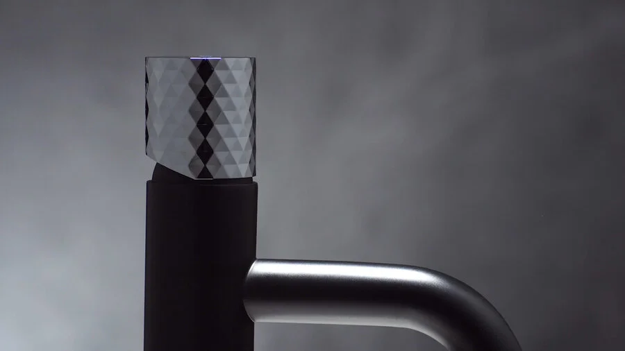 Смеситель для раковины Boheme Stick black diamond chrome, черные, комбинированные - фото 4