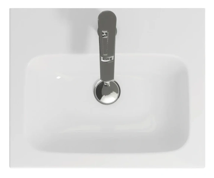 Раковина керамическая, Cersanit COLOUR S-UM-COL50/1-w 50.5х40.5 см, белые - фото 4