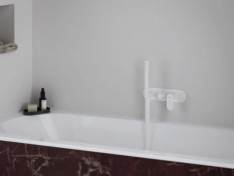 Смеситель для душа Ravak Eleganta белый матовый, современные, hi-tech - фото 3