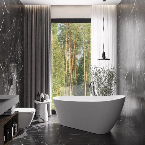 Ванна акриловая Corpa Nera Viotti CN130106, 170 х 74 см, белый матовый, 170 см - фото 9