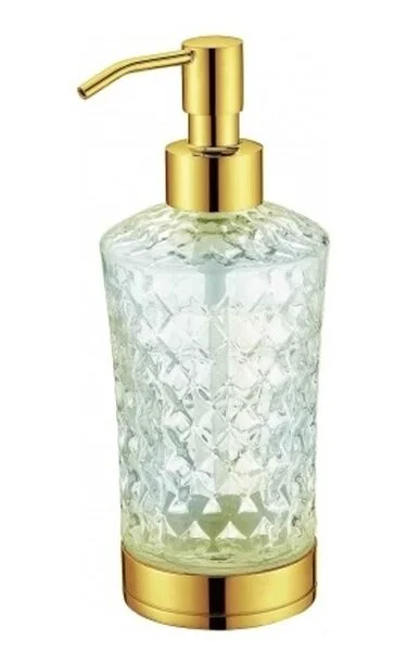 Дозатор для мыла Boheme золото - фото 1