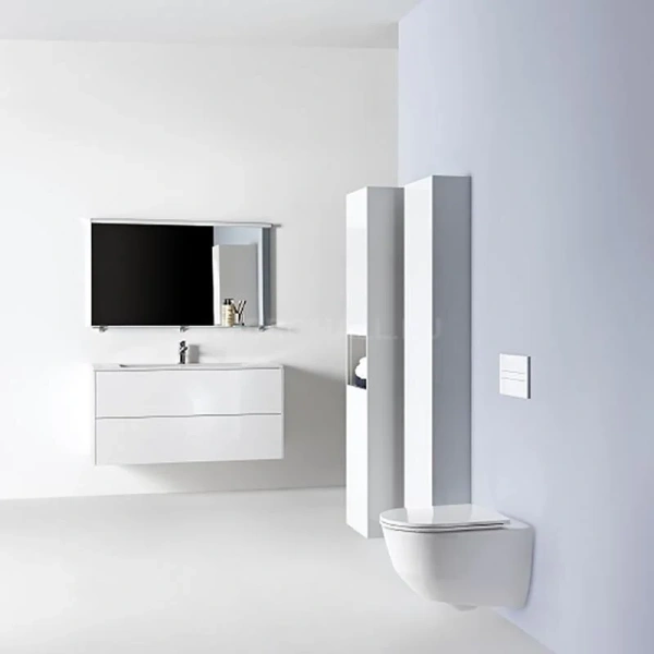 Тумба с раковиной подвесная Laufen Pro S 100 см белая матовая, подвесная, пристенная - фото 4