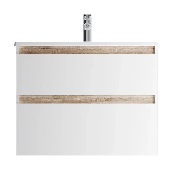 Тумба с раковиной подвесная Am.Pm X-Joy M85AFHX0802 80 см с двумя ящиками