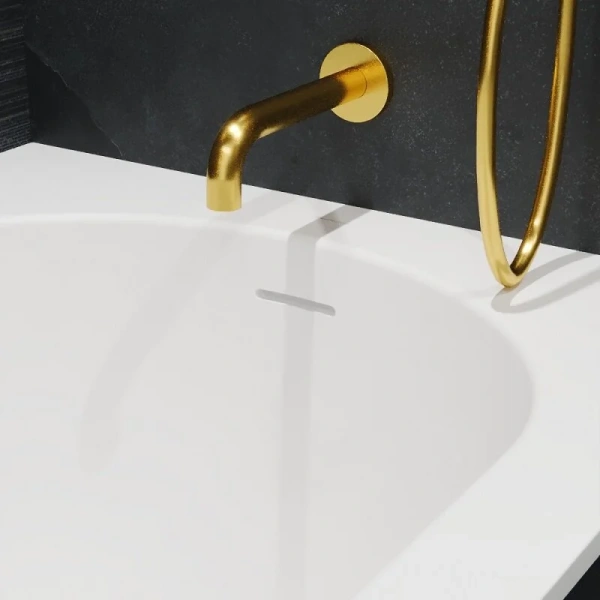 Ванна Whitecross Gin, 0217.175075.200, 175 х 75 см, искусственный камень, белая матовая - фото 4