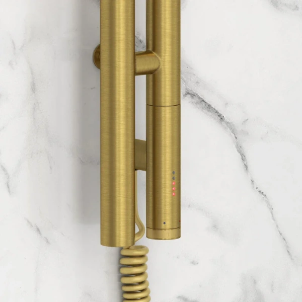 Полотенцесушитель электрический Сунержа Нюанс 3.0 8.5х120 см правый состаренная латунь - фото 4