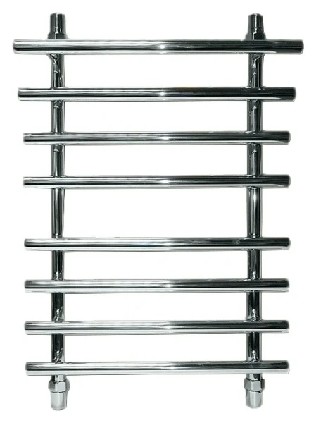 Полотенцесушитель водяной Ника Bamboo 80x60 см хром, современные, hi-tech - фото 2