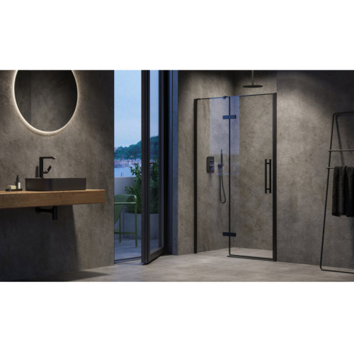 Душевая дверь в нишу Ravak X0VVDC 110 см стекло прозрачное, распашные - фото 6