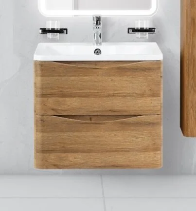 Тумба под раковину подвесная BelBagno Acqua 60 см rovere rustico, 60 см - фото 6