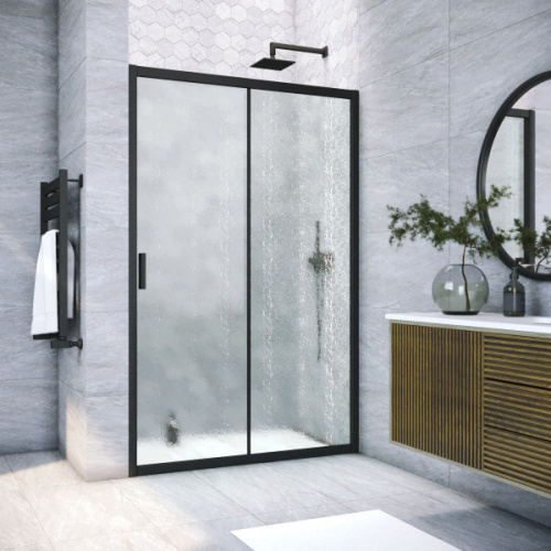 Душевая дверь стекло шиншилла Vegas-glass ZP 130 02, раздвижные - фото 6