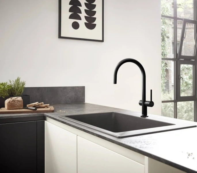 Смеситель для кухни Hansgrohe Talis M54 матовый черный - фото 3