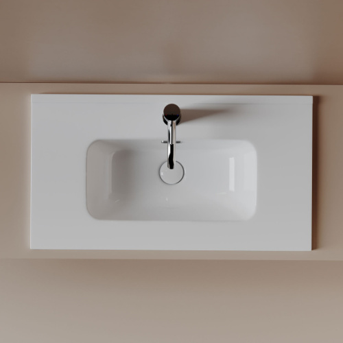 Раковина Ceramicanova Compact 71 см белая - фото 2