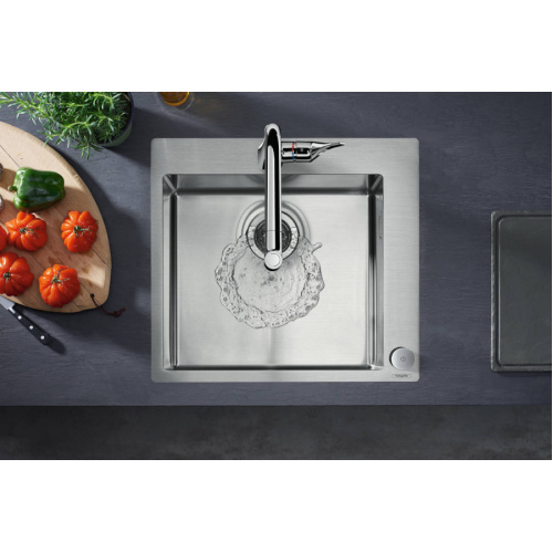 Смеситель для кухни на 2 отверстия Hansgrohe M71 M7120-H320 хром 73806000, современные, hi-tech - фото 3