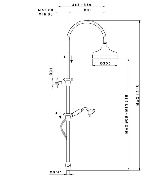 Душевая система Nicolazzi Doccia 5719WS - фото 4