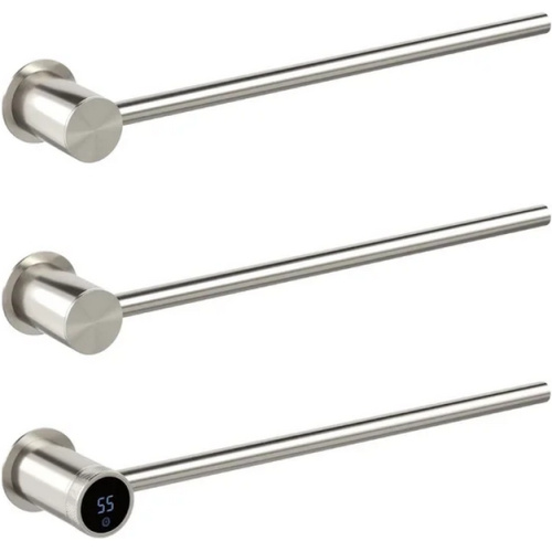 Полотенцесушитель электрический Boheme Stick 45x5 см базовый элемент, никель - фото 3