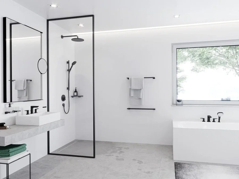Смеситель для раковины Hansgrohe Talis E матовый черный, современные, hi-tech - фото 3