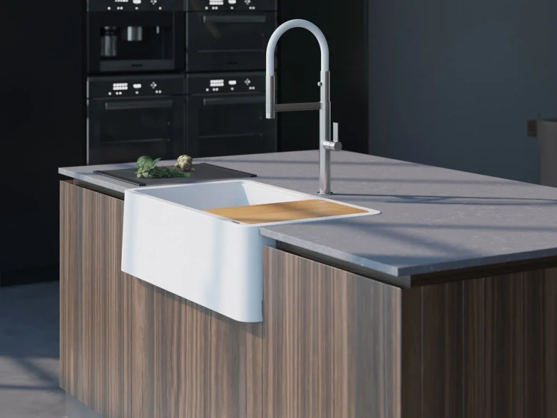 Мойка для кухни Omoikiri Tarento 83-WH 83 см белая, белые - фото 5