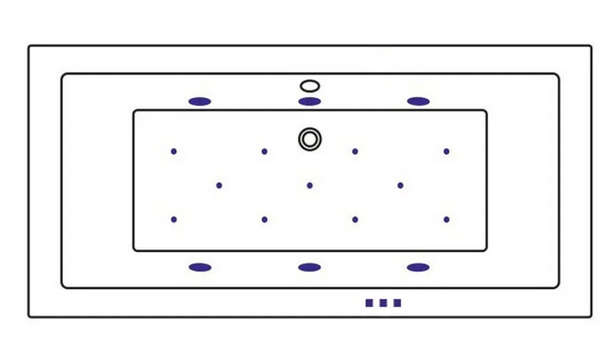Ванна гидромассажная Whitecross Savia Duo Relax, 170 х 80 см, увеличенная толщина акрила, усиленная армировка, белый/хром, 0103.170080.100.RELAX.CR - фото 2