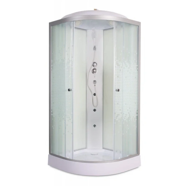 Душевая кабина Deto L 100x100 см с гидромассажем - фото 4