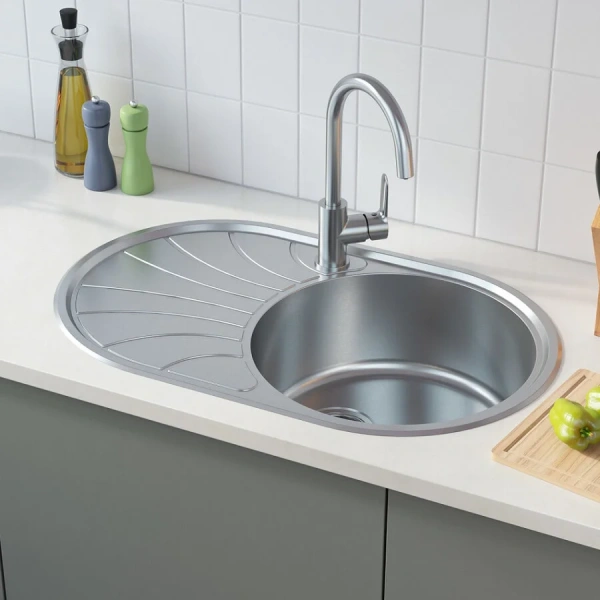 Мойка для кухни IDDIS Suno 77 см сатин - фото 3