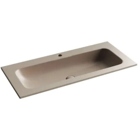 Раковина Ceramica Nova Grace 101 см капучино матовый - фото 1