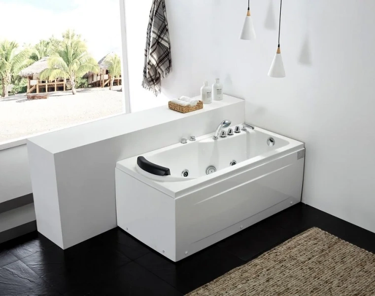 Ванна левая Gemy G9006-1.7B, белые - фото 8