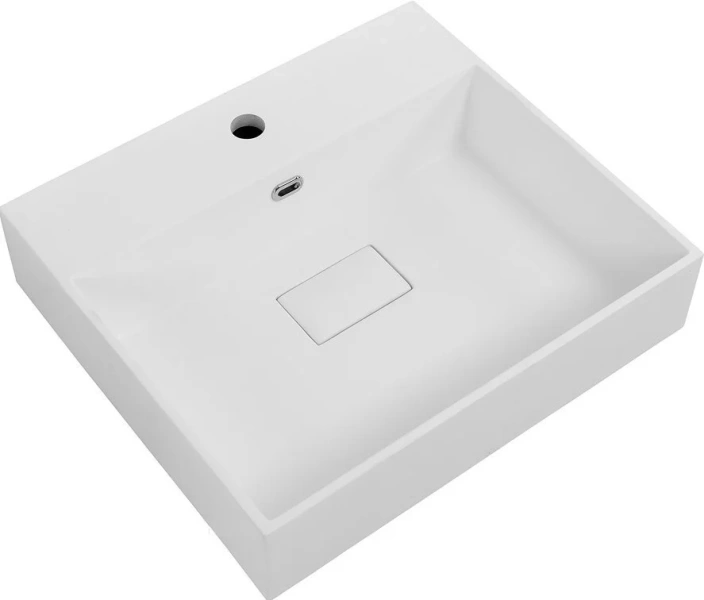 Раковина мебельная Cezares 50 см из искусственного мрамора - фото 1