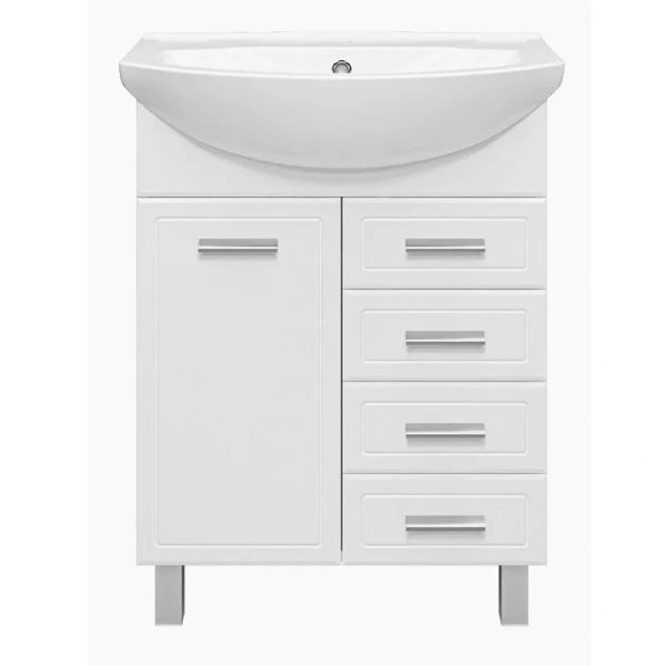 Тумба с раковиной напольная Misty Стелла 65 см