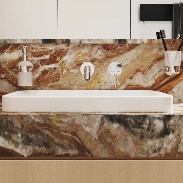 Смеситель для раковины Aqueduto CANO хром - фото 4