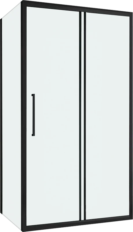 Душевой уголок Abber Schwarzer Diamant 180х80 см без поддона, прямоугольные - фото 2