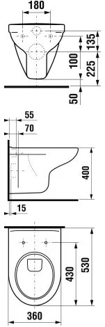 Унитаз подвесной Jika Olymp 8206110000001, подвесные, встраиваемые - фото 3