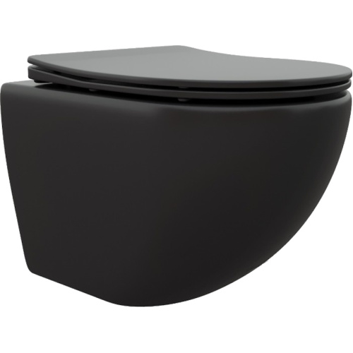 Унитаз подвесной Ceruttispa Sella черный - фото 1