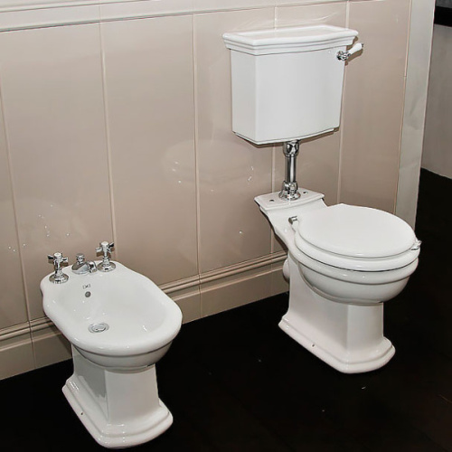 Биде напольное, смеситель на 1 отверстие, цвет чёрный, Devon&Devon New Etoile - фото 4