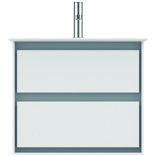 Тумба под раковину подвесная Ideal Standard Connect Air 60 см белый глянцевый, светло-серый матовый, нет в наличии - фото 2