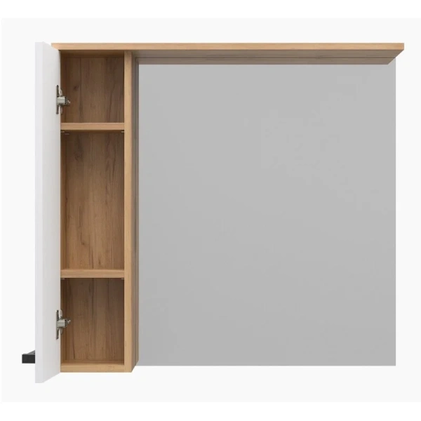 Зеркальный шкаф Misty Крафт П-Кра-02080-011 80 см ЛДСП index_1 - фото 7