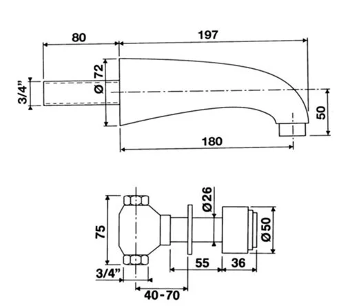 Ванна из искусственного камня Migliore Olivia Angolare 174х80 см фурнитура бронза - фото 2