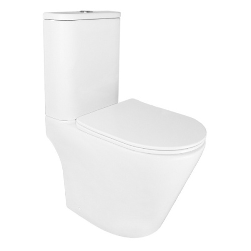 Унитаз компакт Azario Berton с сиденьем микролифт - фото 1