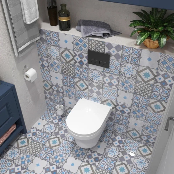 Унитаз подвесной Lavinia Boho Grance Hill с сиденьем микролифт, белые - фото 6