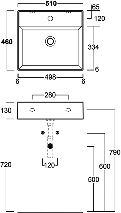 Раковина Simas Agile 51 см черная матовая - фото 3