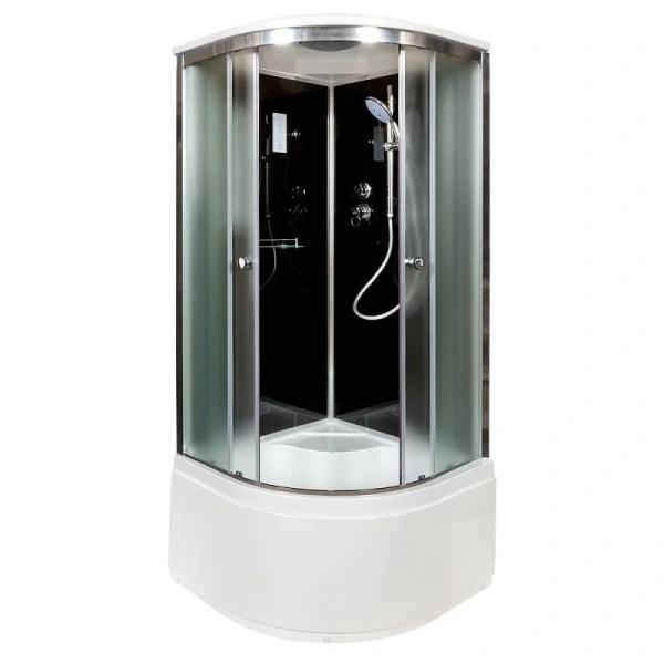 Душевая кабина Deto B 100х100 см с верхним освещением - фото 1