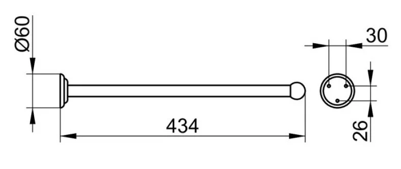 Полотенцедержатель для ванной Keuco Astor 02117 - фото 2