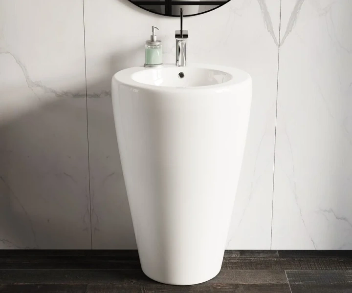 Раковина напольная Ceramica Nova 850 моноблок - фото 4