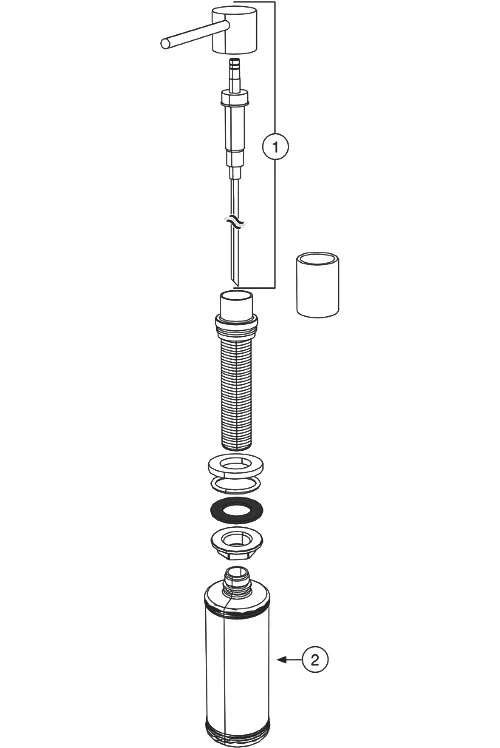 Дозатор Blanco Lato черный матовый index_4 - фото 9