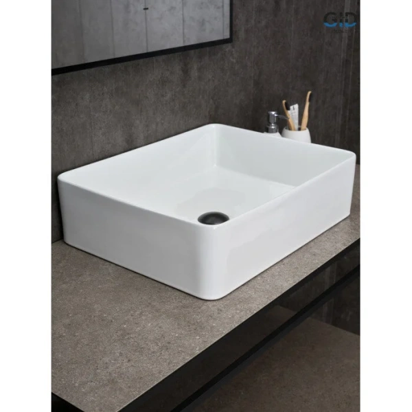 Раковина GID Geometrico N9104 52 см белая index_1 - фото 10