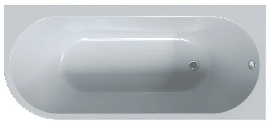 Ванна акриловая Marka One Alisa MG 170х75 см, асимметричная, правая/левая - фото 4