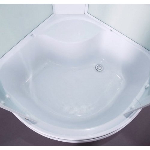 Душевая кабина Timo Eco 90х90 см рифленое стекло, с высоким, глубоким поддоном, глубокий поддон - фото 3