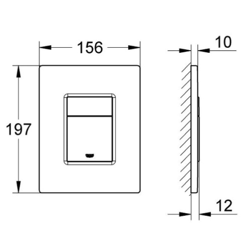 Смывная клавиша Grohe Skate Cosmopolitan 38859XG0 - фото 3